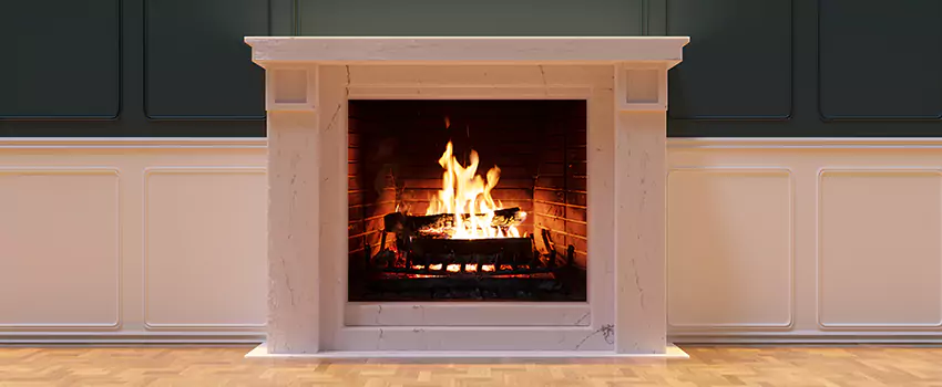 Open Flame Wood-Burning Fireplace Installation Services in Des Plaines, Illinois